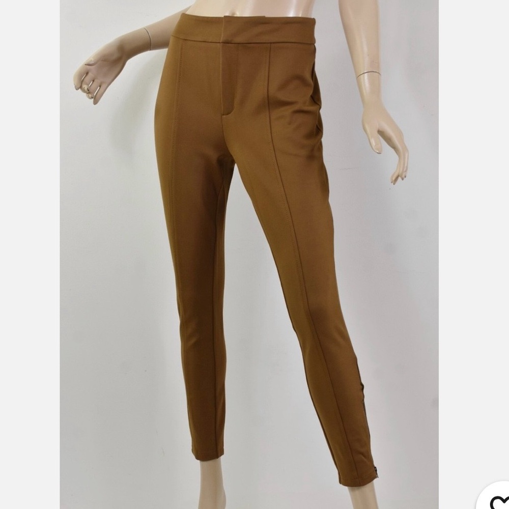 Anthropologie Tan Ankle Pants - Picture 2 of 8